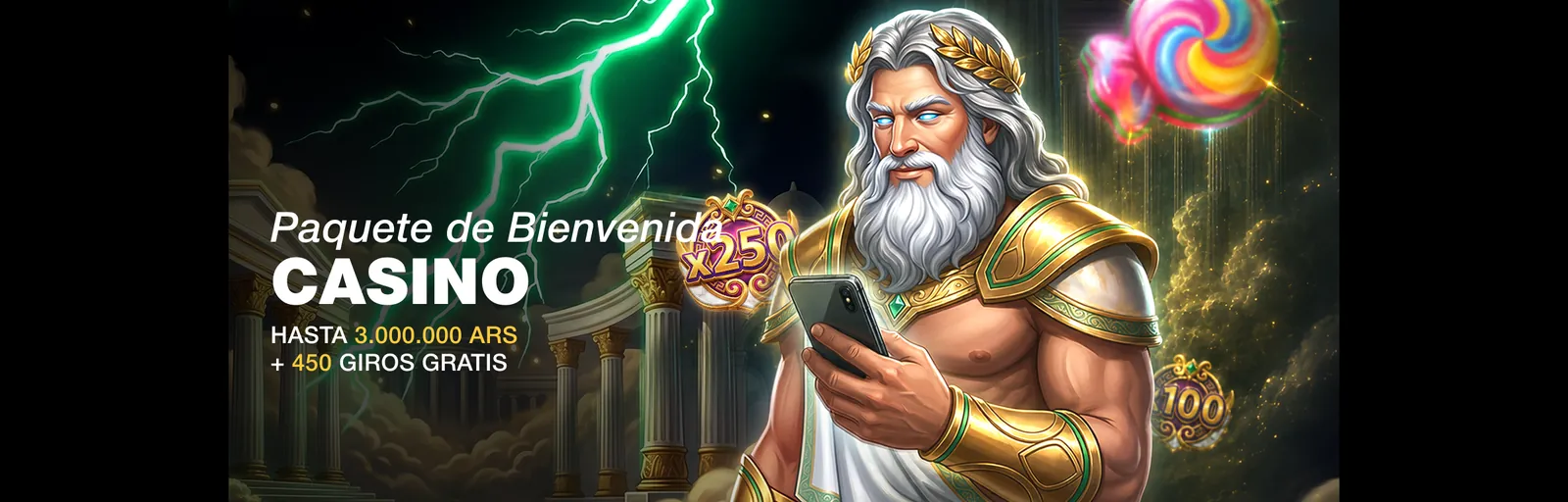 Banner promocional de las tragamonedas m&aacute;s jugadas de DaleWin