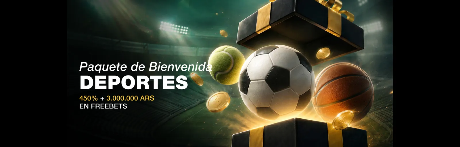 Banner promocional de DaleWin: bono de bienvenida del 100% en el primer depósito